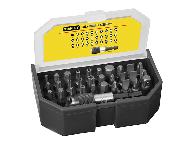 Stanley Tools Bit Set & Holder, 31 Piece Main Image