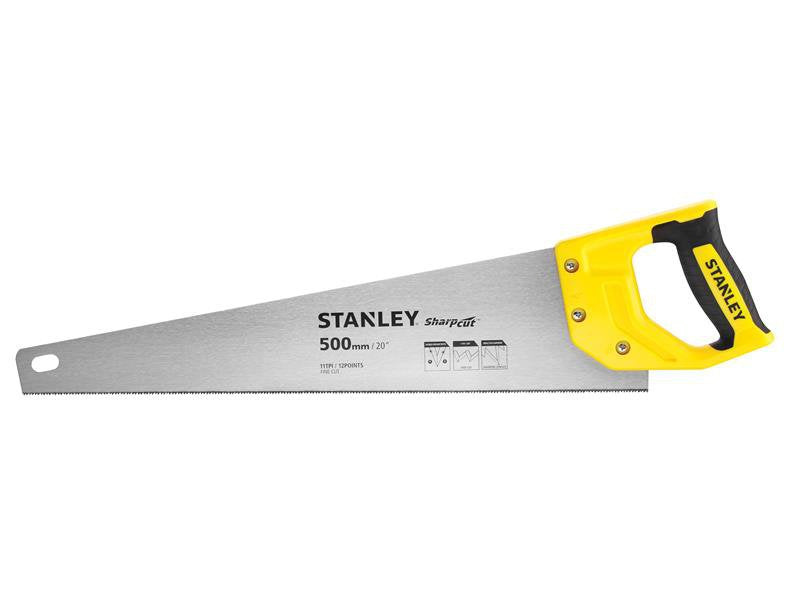 Stanley Tools Sharpcut Handsaw 500mm (20in) 11 TPI Main Image