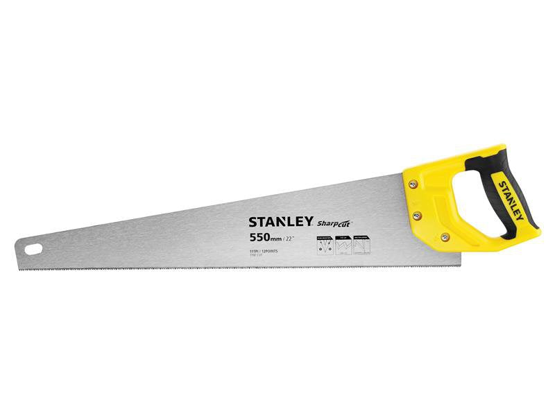 Stanley Tools Sharpcut Handsaw 550mm (22in) 11 TPI Main Image