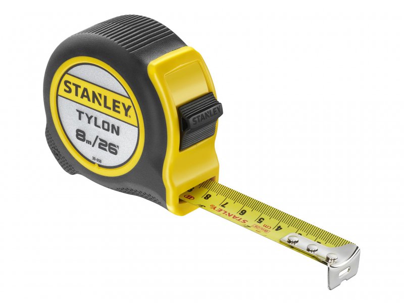 STANLEY® Hand Tools Tylon Pocket Tape 8m/26ft (Width 25mm) Loose Main Image