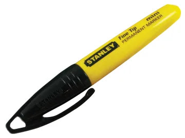 Stanley Tools Mini Fine Tip Marker Black (Tub of 72)