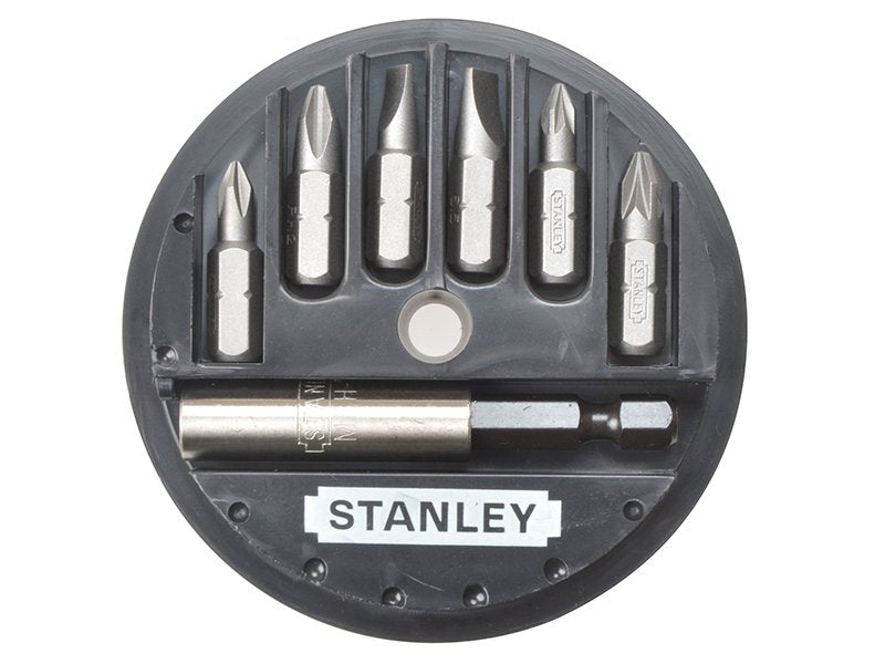 Stanley Insert Bit Set Phillips/Slotted/Pozidriv 7 Piece Main Image