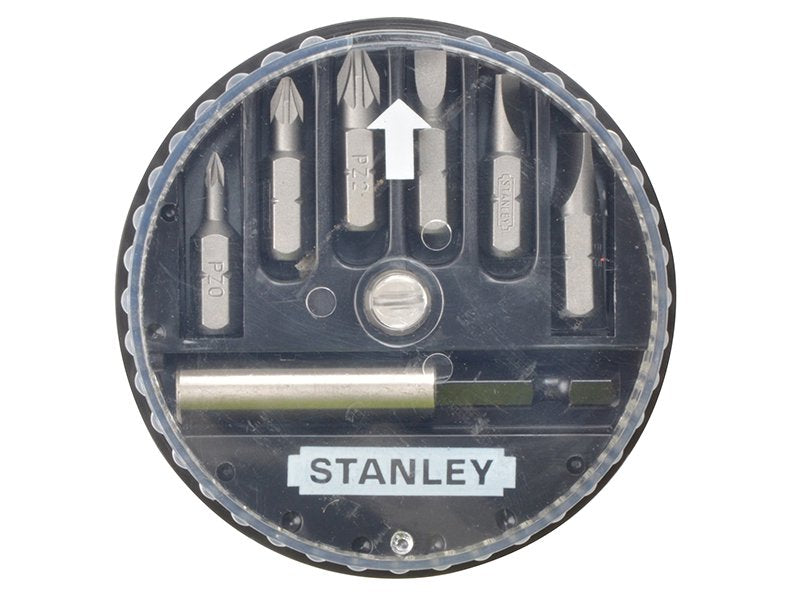 Stanley Insert Bit Set Pozidriv/Slotted 7 Piece Main Image