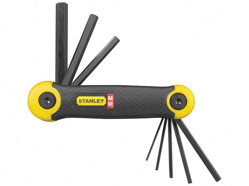 Stanley Folding Hex Key Set 8 Piece Metric (1.5-8mm) Main Image