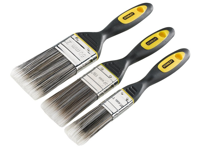 Stanley Tools Dynagrip Synthetic Brush Pack (3Pc) Main Image