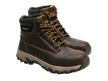 STANLEY Clothing Tradesman SB-P Safety Boots Brown UK 9 EUR 43