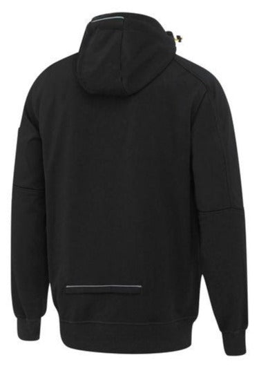 Fleece Zip Front Pullover With Sherpa Lining Black (BBLK) 2XL
