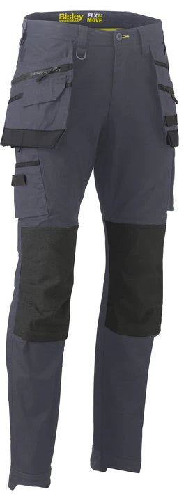 Bisley Flex & Move Utility Trouser Cargo with Holster Pockets Charcoal (BCCG) 38S