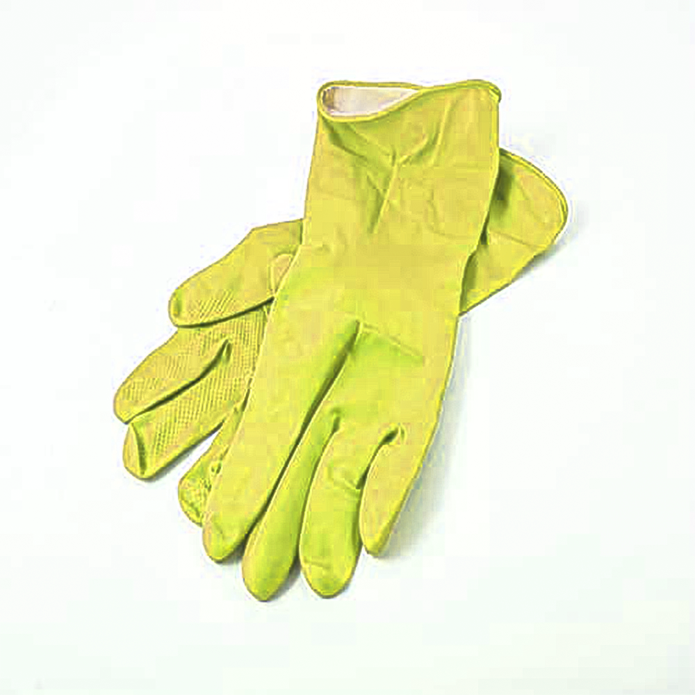 Large YELLOW / BLUE Shield 2 Household Gloves GR03 12 pairs PER pack