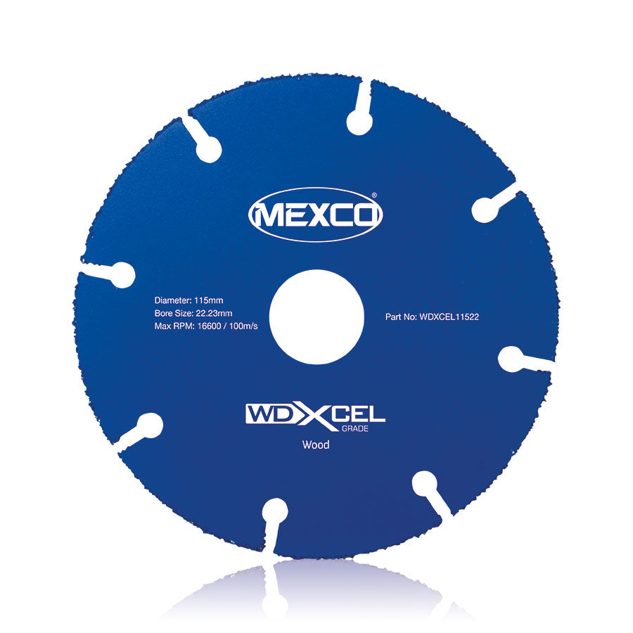 115mm Wood Cutting Blade - XCEL Grade - 22.23 Bore