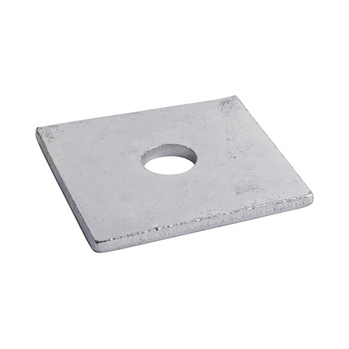 Timco - Square Plate Washer - HDG - M10 x 50 x 50 x 3 (100)