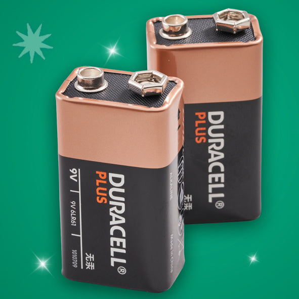 XMS Duracell 9V Battery Pack (Twin Pack)