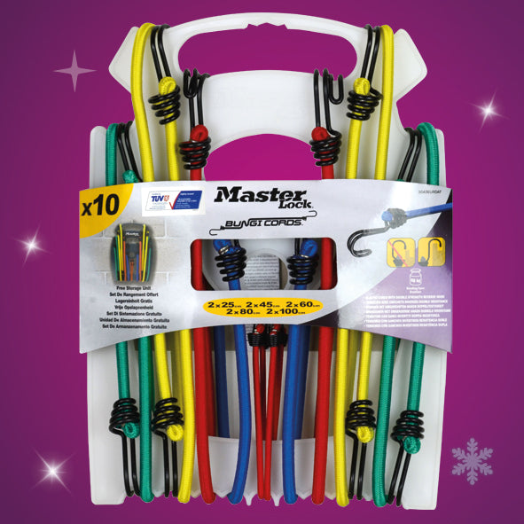 XMS Master Lock 10 Piece Bungee Set