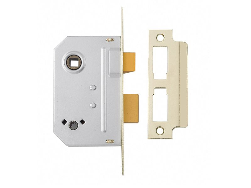 Yale Locks PM236 Bathroom 2 Lever Sash Lock 67mm 2.5in Polished Chrome Main Image