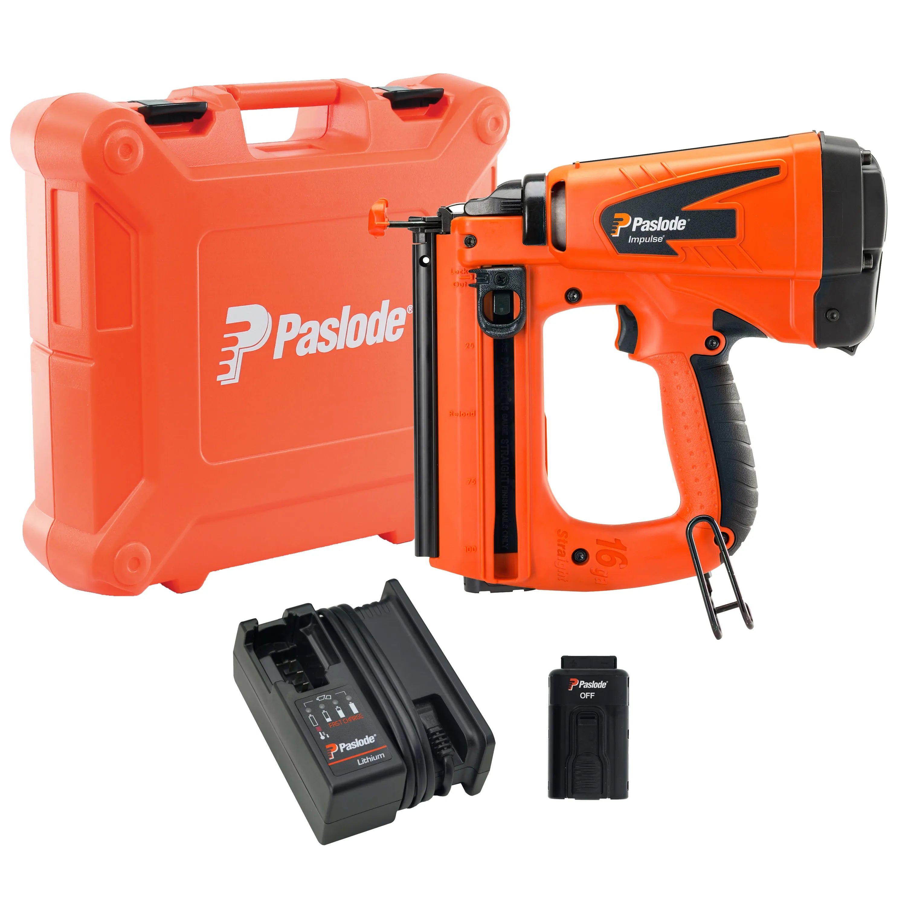 IM65 F16 Brad Nailer Kit - inc Lithium Battery, Charger and Case