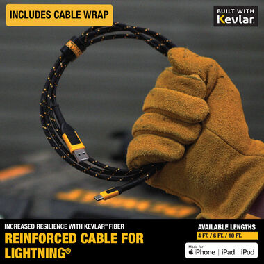 DeWalt Lightning Cable 6ft