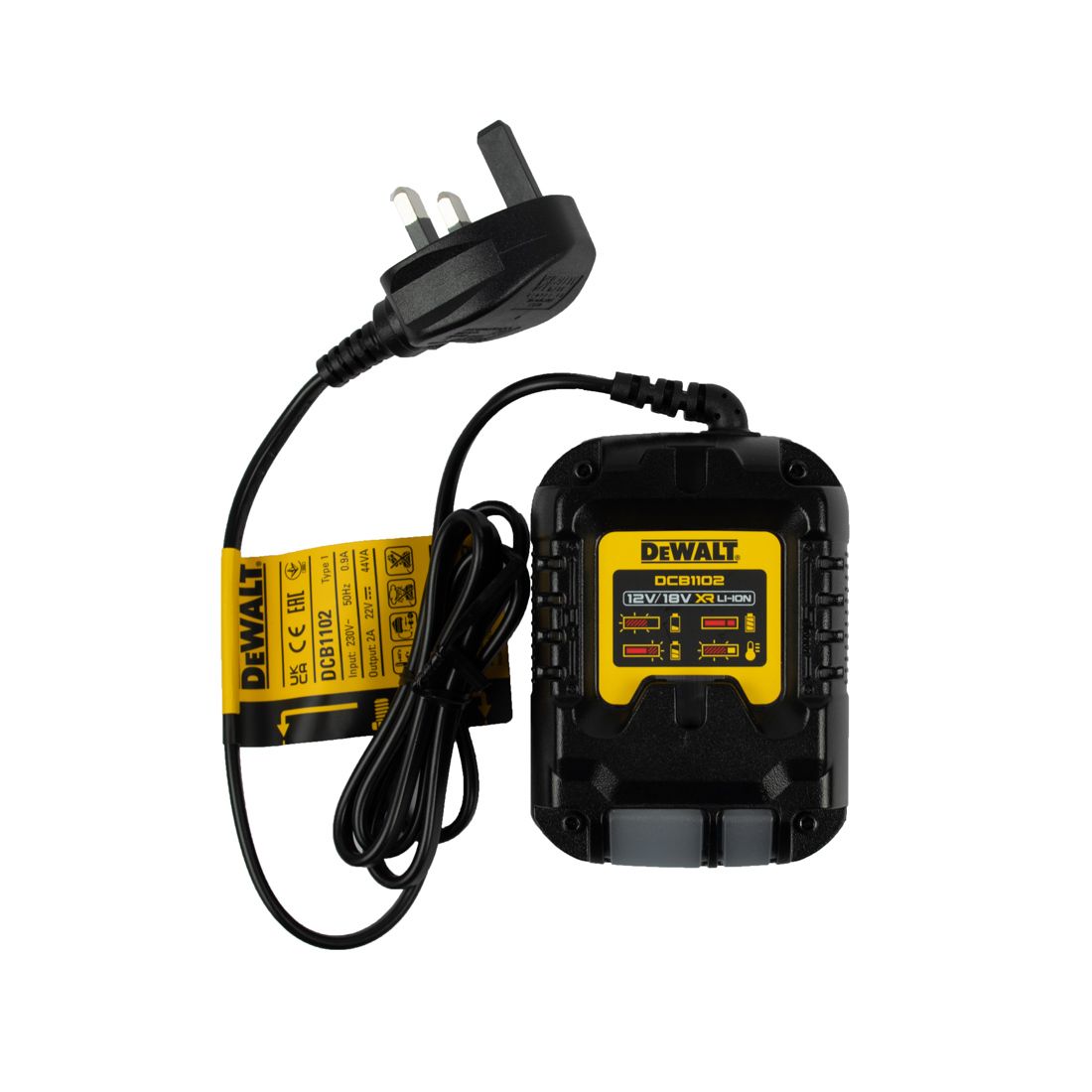 DeWALT DCB1102 Compact Battery Charger for 12v & 18v XR Li-Ion Batteries