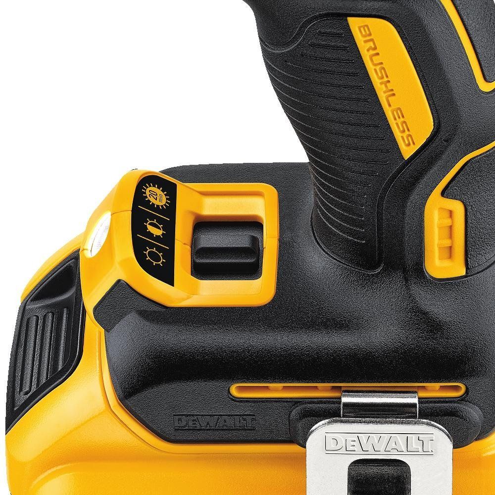 DEWALT DCK266M2T Brushless Combi Drill and Impact Driver Kit (2 x 4.0Ah Li-ion Batteries)