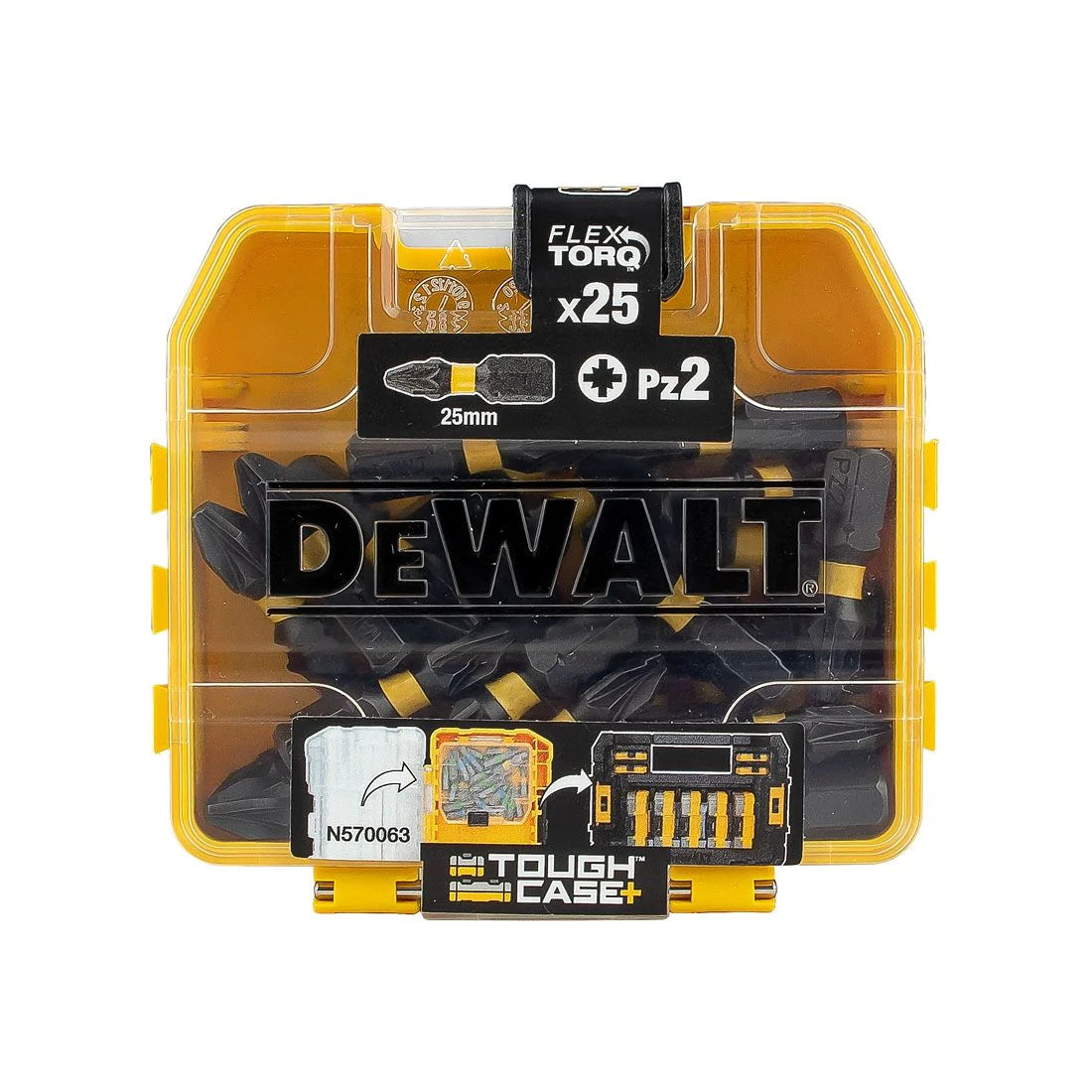 DeWalt Impact Torsion Bits - PZ2 25mm (25)