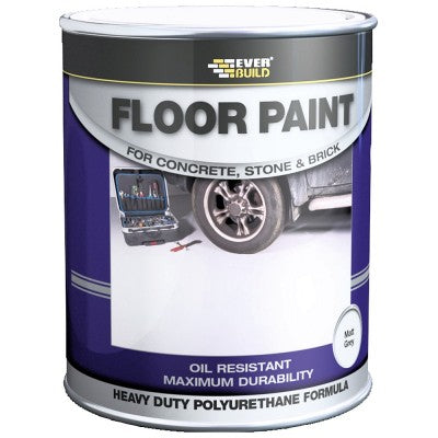 Everbuild Floor Paint - Grey - 5L