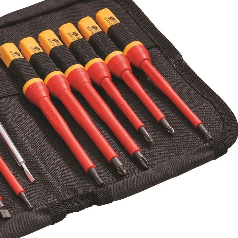 XMS Faithfull 13 Piece Quick Change VDE Screwdriver Set