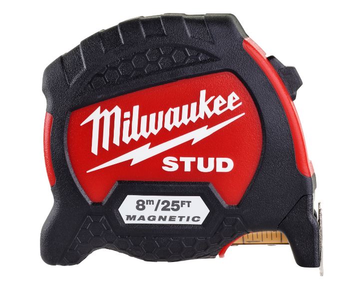 Milwaukee STUD Tape Measure Gen2 8m/26ft (Metric and Imperial)