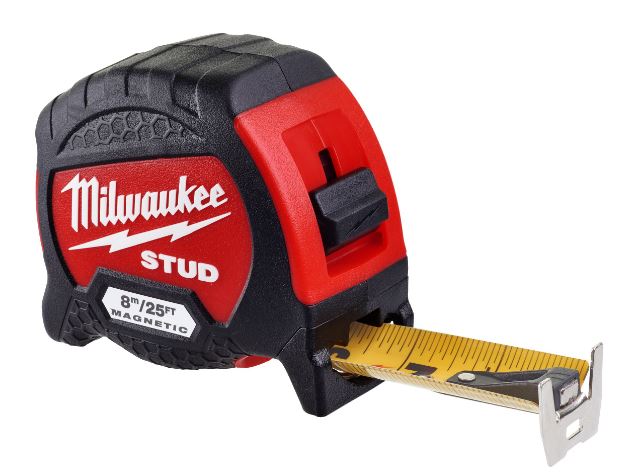 Milwaukee STUD Tape Measure Gen2 8m/26ft (Metric and Imperial)