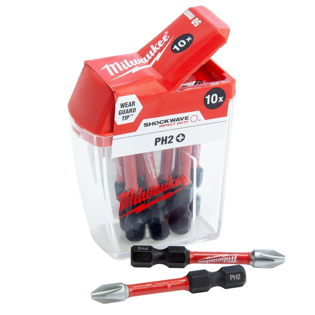 Milwaukee SHOCKWAVE PH2 50mm - 10pcs