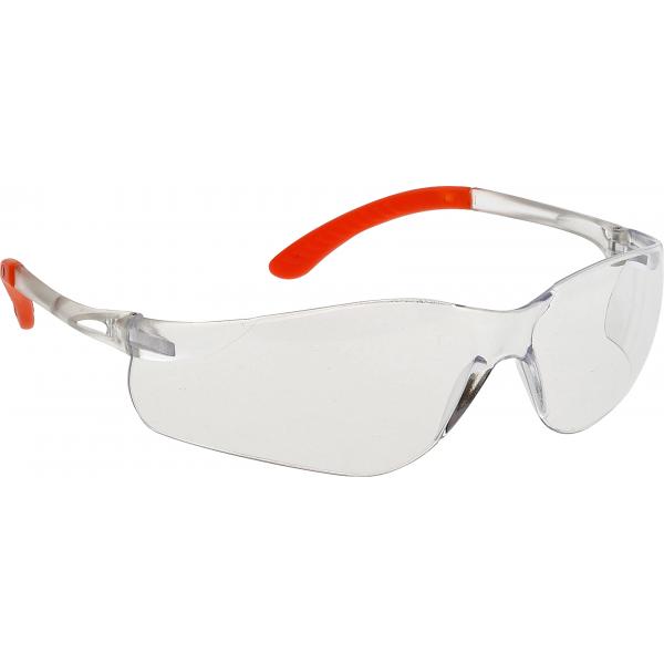 Pan View Safety Spectacle Clear / Orange