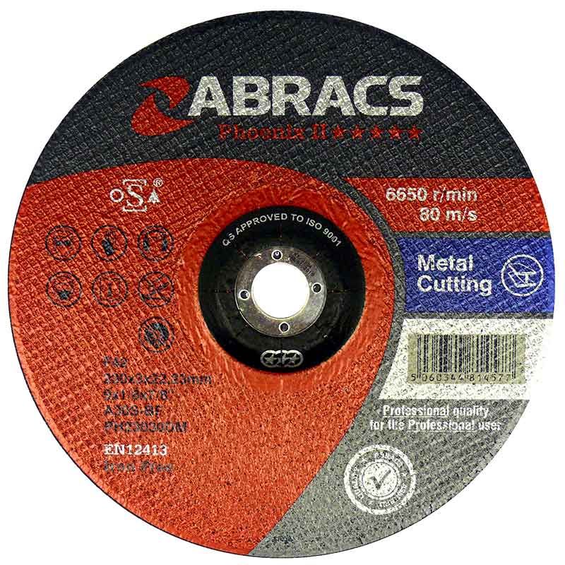 PHOENIX 300mm x 3.5mm x 22mm - Flat Metal Cutting Disc
