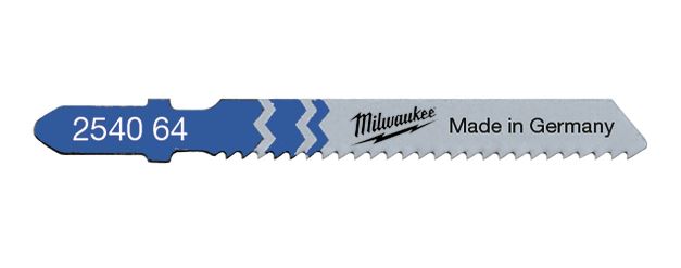 Milwaukee Jigsaw Blade 55 x 2mm T 118 B - 5pcs