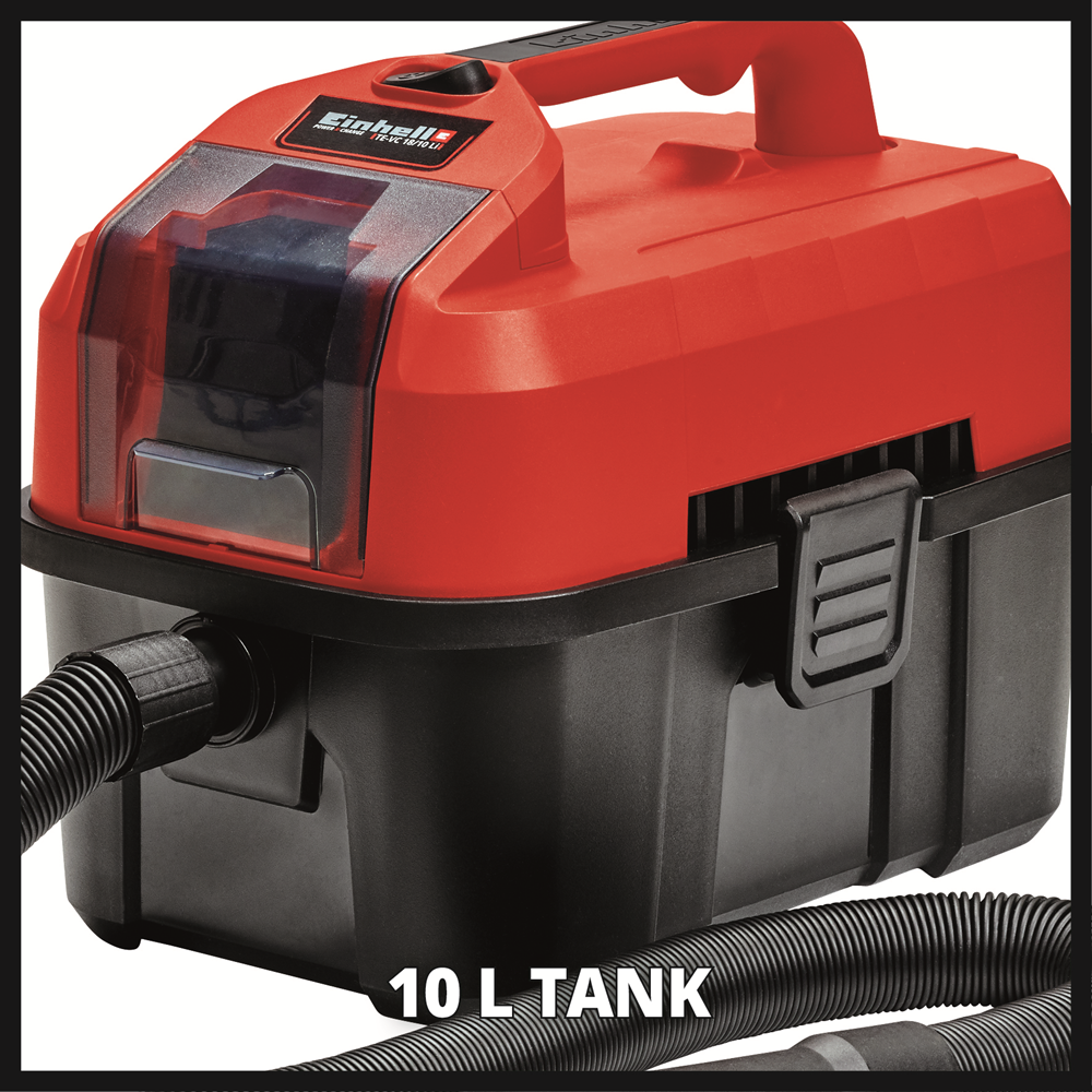 Einhell TE-VC 18/10 Li-Solo Power X-Change Wet & Dry Vac 18V Bare Unit