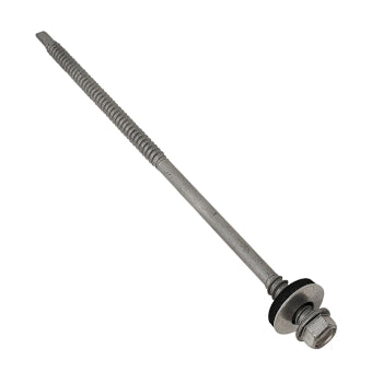 TechFast Roofing Screw - Composite Sheet to Steel - 16mm Washer - Light Duty - Box 5.5 x 105mm (100)