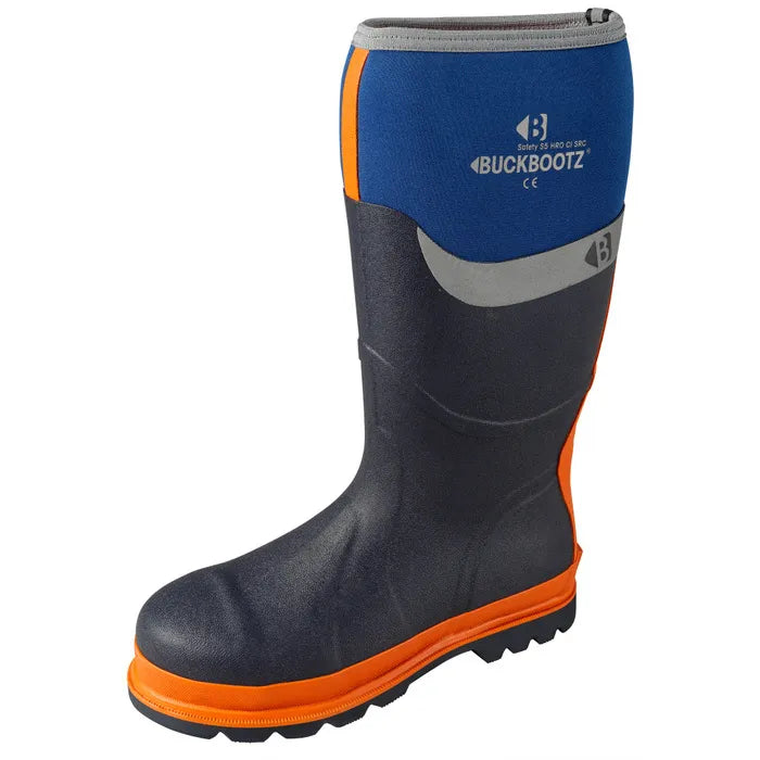 Buckler Boots BBZ6000BL Safety Neoprene Buckbootz - Blue - Size 09