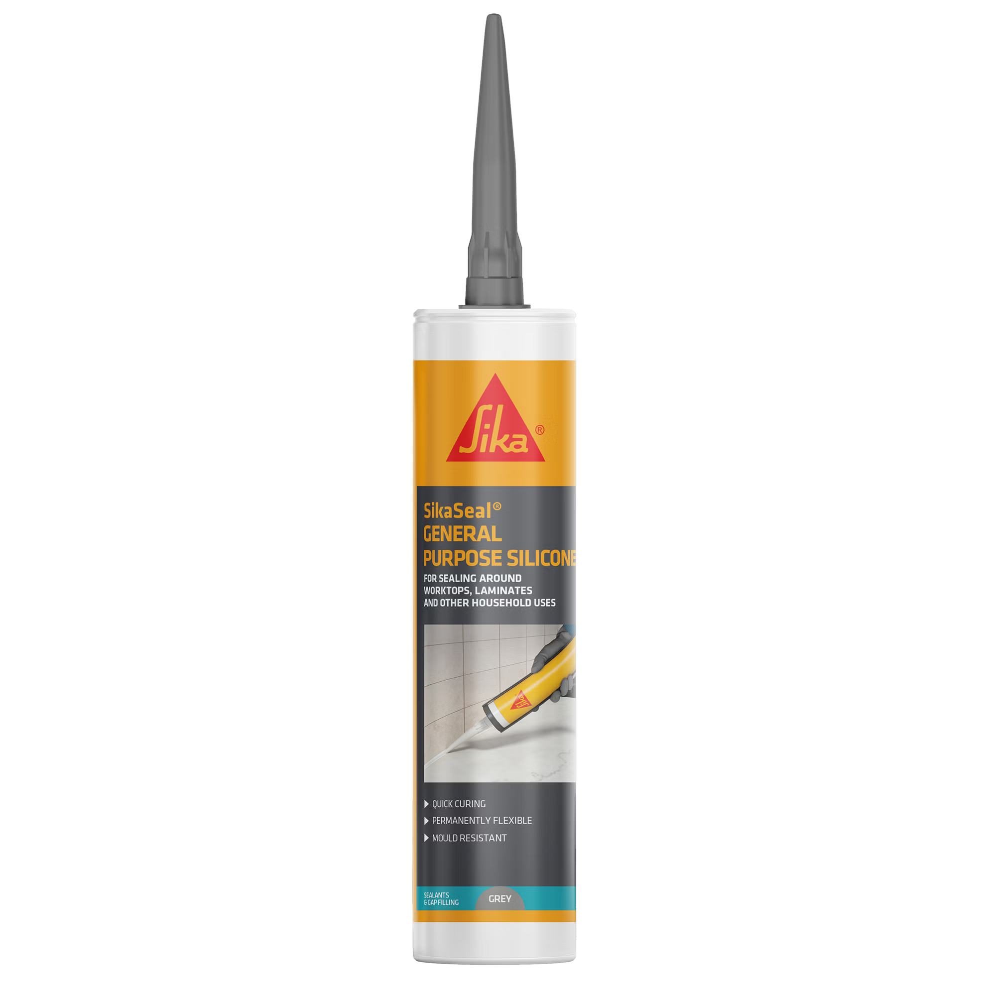Sika - GENERAL PURPOSE SILICONE - GREY (280ML)