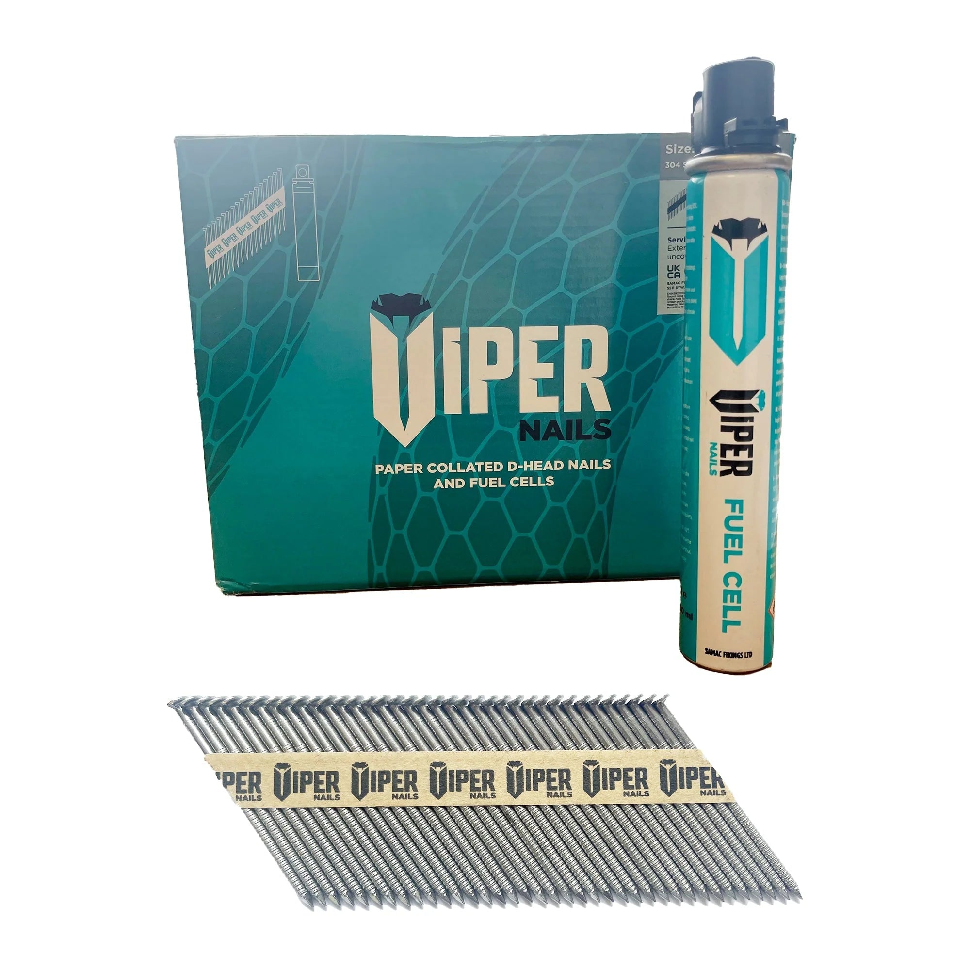 51 x 2.8mm VIPER 1st Fix Nails RG 304 Stainless Steel (1100)