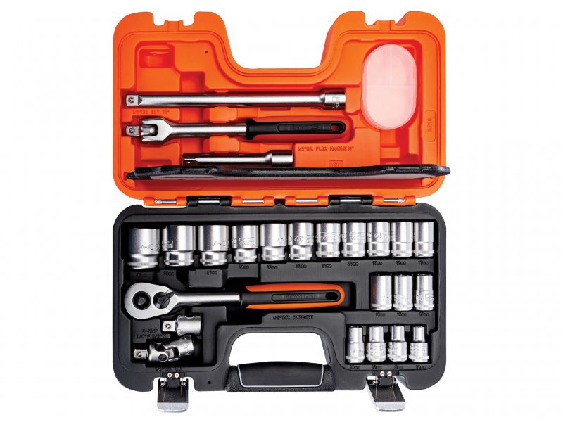 Bahco S240 Socket Set - 24 Piece - 1/2in Drive Main Image