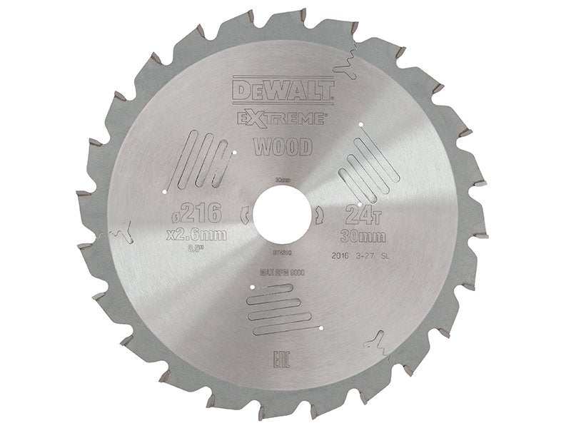 DeWalt Circular Saw Blade Series 60 - 216 x 30mm - 24 Teeth Main Image