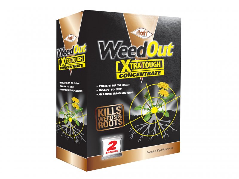 DOFF WeedOut Xtra Tough Weedkiller Concentrate 2 x Sachets Main Image