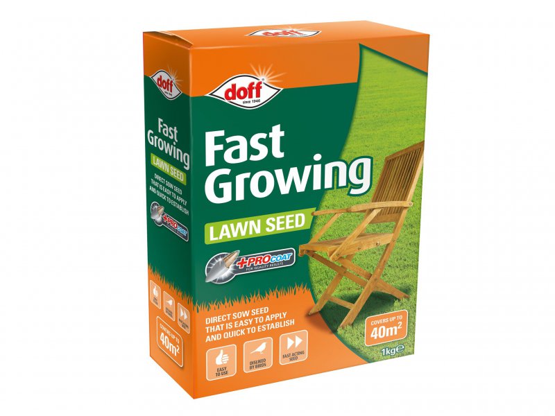 DOFF Fast Growing Lawn Seed 1kg Main Image