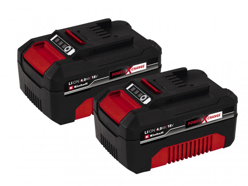 Einhell Power X-Change Battery Twin Pack 18V 4.0Ah Li-ion Main Image