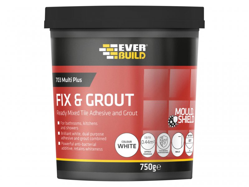 Everbuild Fix & Grout Tile Adhesive 500ml/750g Main Image