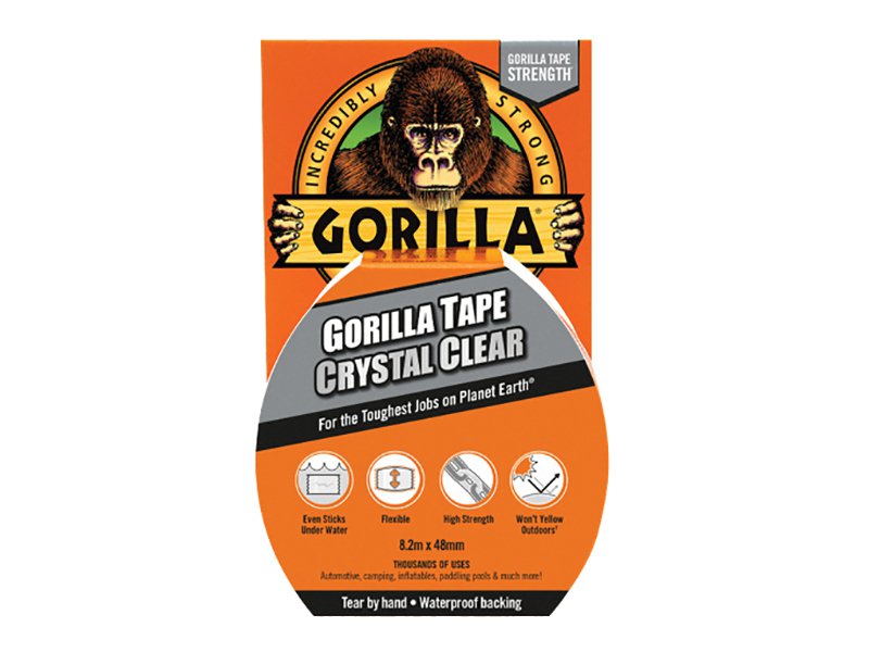 Gorilla Glue Gorilla Tape Clear Repair 48mm x 8.2m Main Image