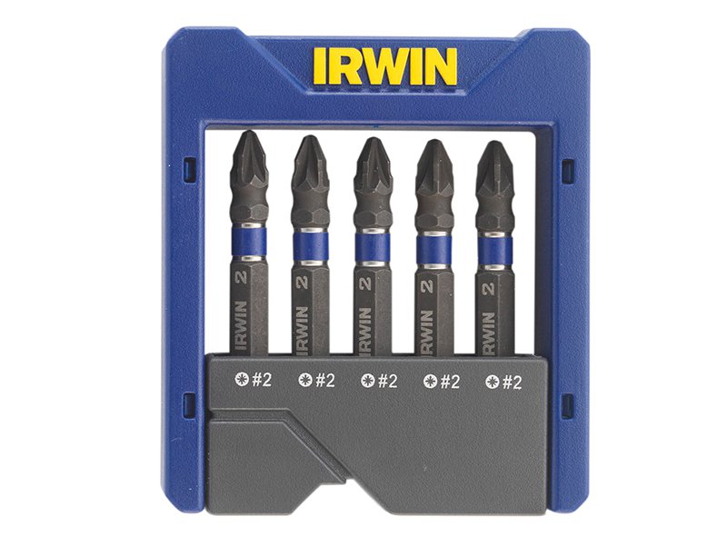 IRWIN Impact Screwdriver Pocket Bit Set of 5 Pozi Main Image