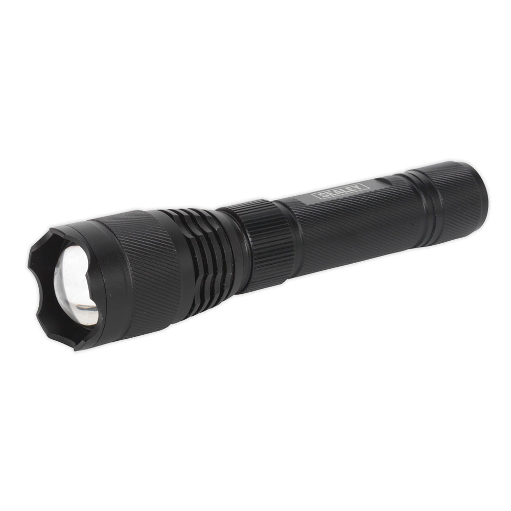 Sealey Aluminium Torch 10W T6 CREE LED Rechargeable with USB Port Main Image