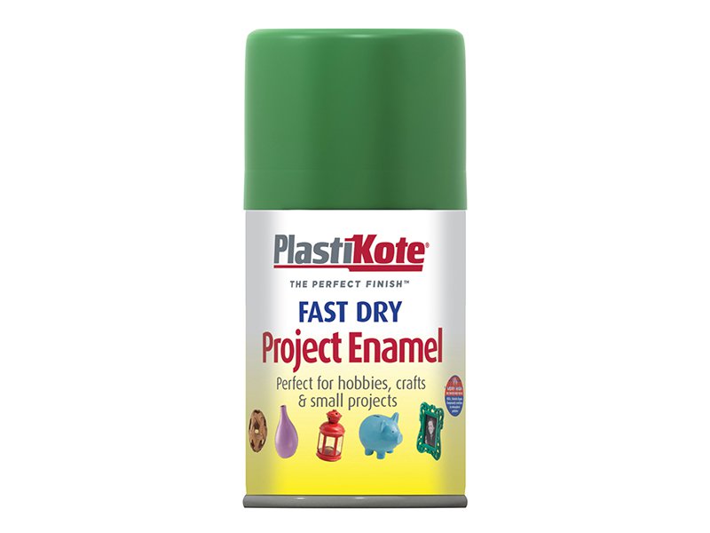 Plasti-kote Fast Dry Enamel Aerosol Garden Green 100 ml Main Image