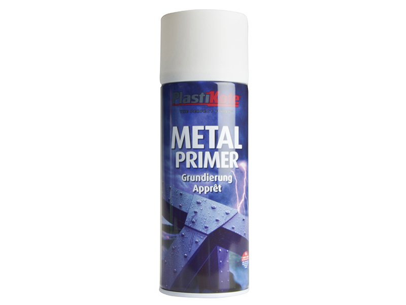 Plasti-kote Metal Primer Spray White 400 ml Main Image