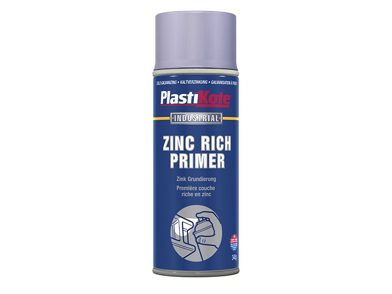 Plasti-kote Zinc Primer Spray 400 ml Main Image