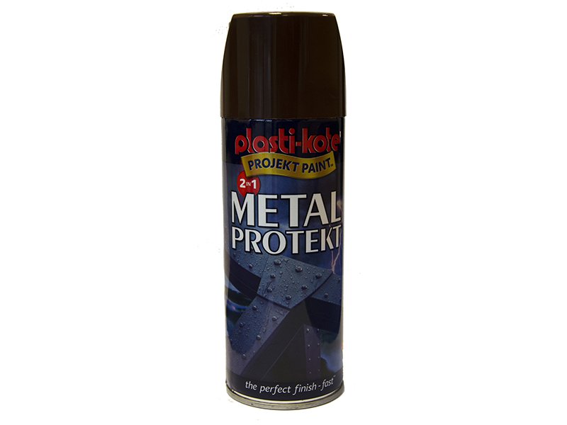 Plasti-kote Metal Protekt Spray Brown 400 ml Main Image