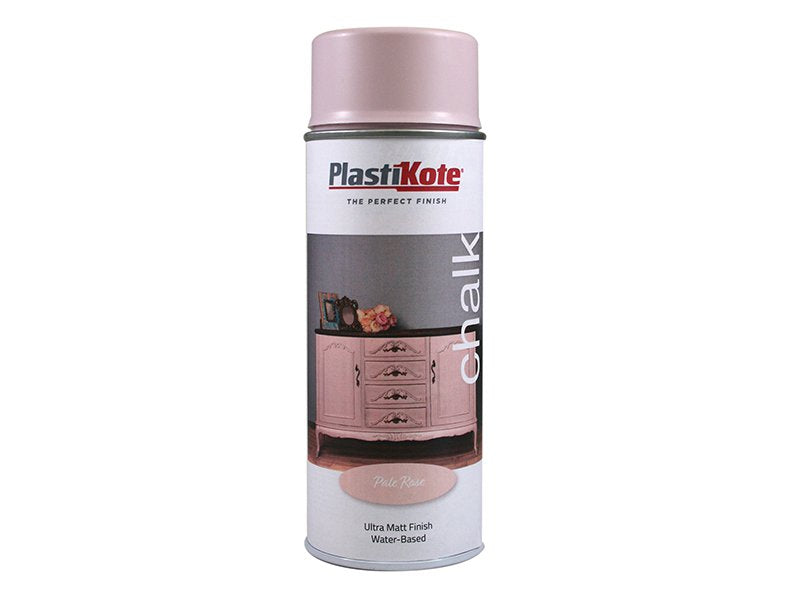 Plasti-kote Chalk Finish Spray Pale Rose 400ml Main Image